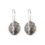 Gerochristo - Roxana Heart Earrings in Sterling Silver - Image 2