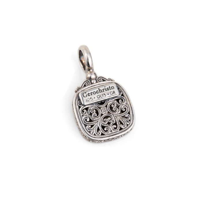 Gerochristo – Rectangular Pendant in Sterling Silver - Image 3