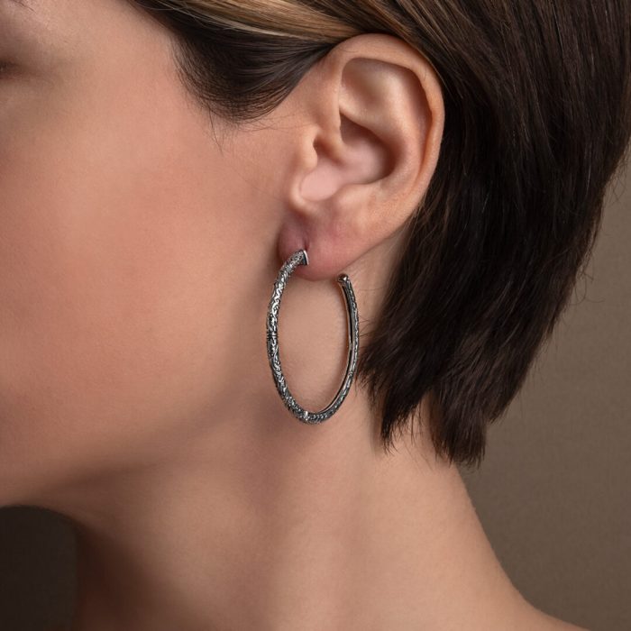 Gerochristo - Hoop earrings in 925 sterling silver - Image 2