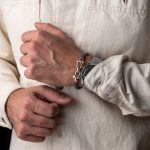 Sailor's Keys Leather Bracelet - Sterling Silver & K14 Gold - Image 2