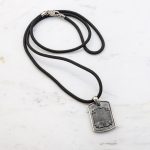 Cross Necklace - 14k Gold & Sterling Silver - Image 5