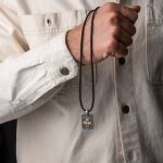 Cross Necklace - 14k Gold & Sterling Silver - Image 3
