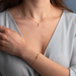 Sterling Silver Chain Necklace with a Leaf - Image 2