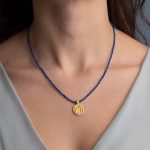 Stone string necklace with Athena pendant - Image 2