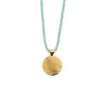 Stone string necklace with Medusa pendant - Image 3