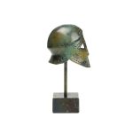 Corinthian Helmet - Bronze Sculpture - Image 3