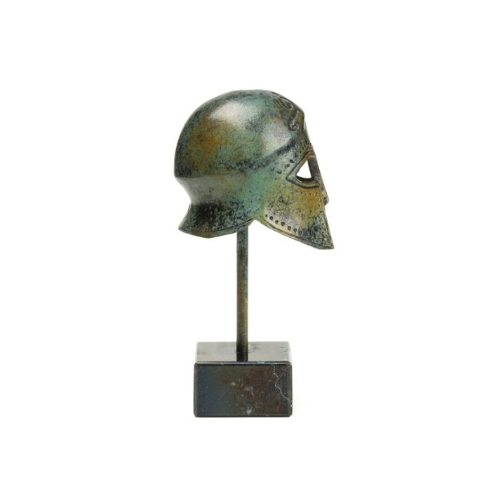 Corinthian Helmet - Bronze Sculpture - Image 3