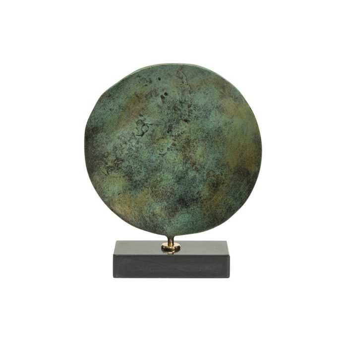 Alexander the Great Shield on Marble Base - Bronze Sculpture - Image 3