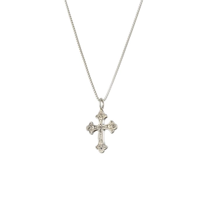 Gerochristo - Aretousa Cross in 18K Gold and Sterling silver - Image 4