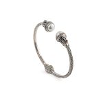 Gerochristo - Santorini Bracelet in Sterling Silver with Freshwater pearls - Image 3