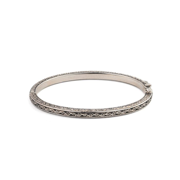 Gerochristo - Bangle Bracelet in Sterling Silver