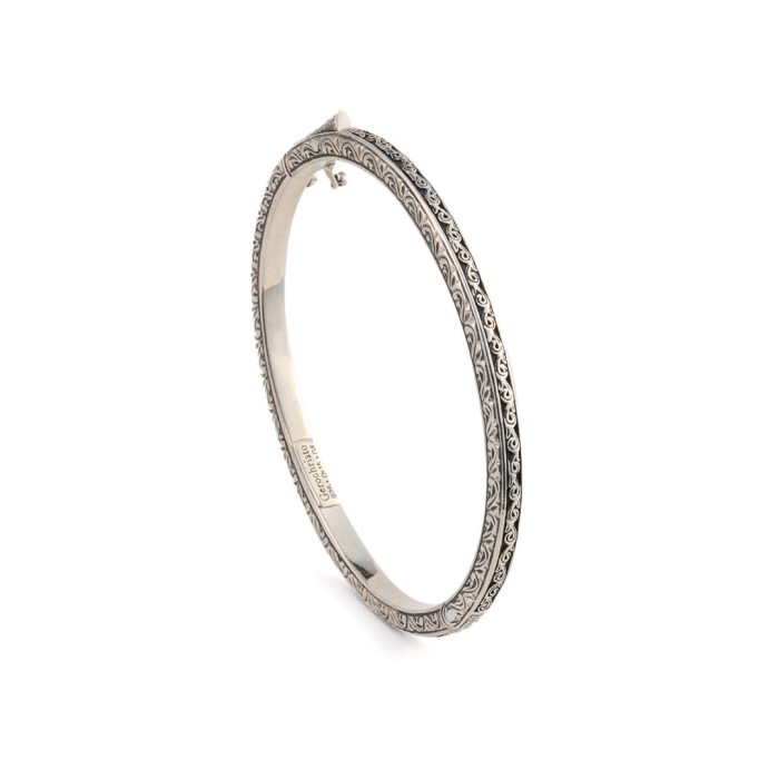 Gerochristo - Bangle Bracelet in Sterling Silver - Image 2