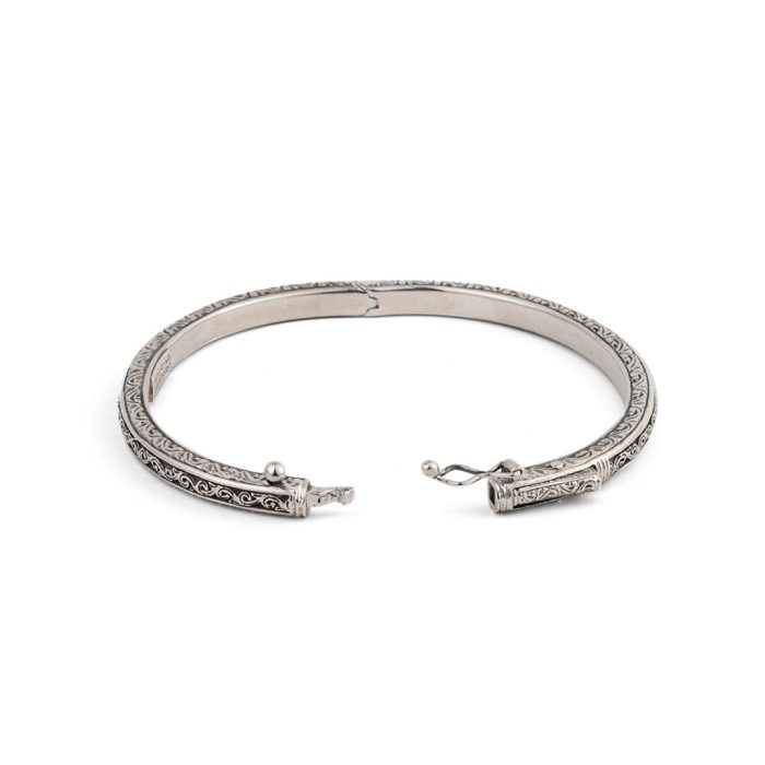 Gerochristo - Bangle Bracelet in Sterling Silver - Image 4