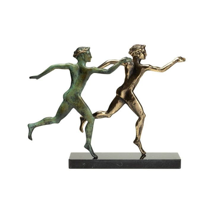 Ancient Greek Olympic Runners - Bronze Sculpture - Image 3
