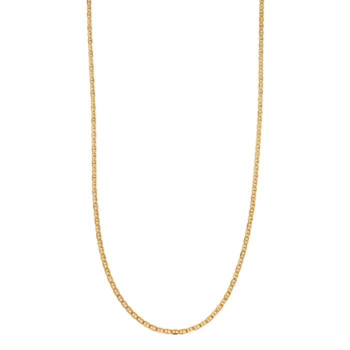 14K Gold Anchor Chain 55 cm - Image 2