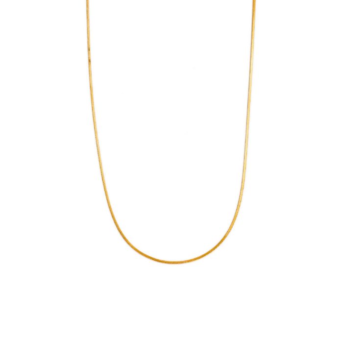 14K Gold Snake Chain 45 cm - Image 2