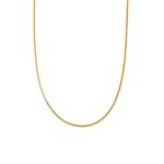 Wheat Chain - 925 Sterling Silver and Gold Plated - Image 2