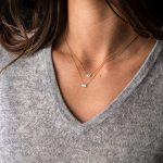 Evil Eye Necklace – 14K Yellow Gold with Blue Enamel - Image 5