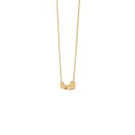 Hearts Necklace - 14K Yellow Gold