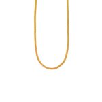 925 Sterling Silver and Gold Plated Byzantine Chain 50cm - Image 2