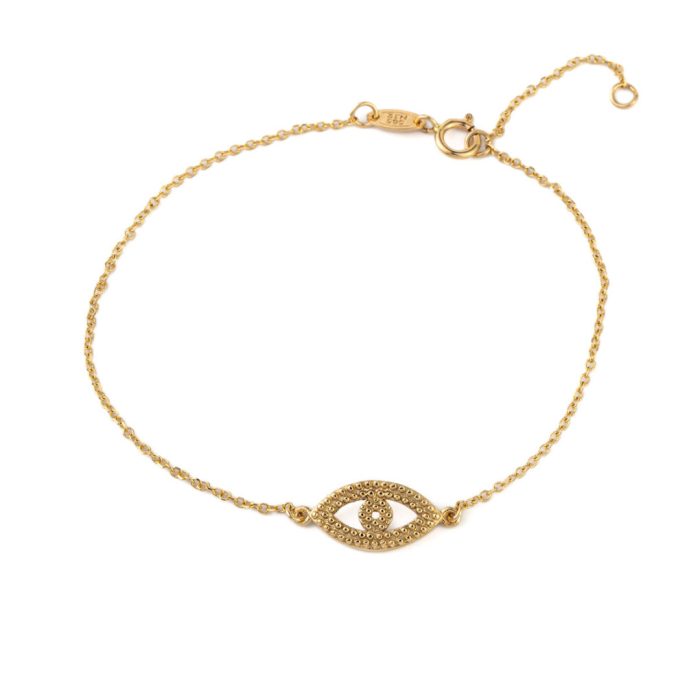 Open Eye Bracelet - 14K Yellow Gold - Image 1