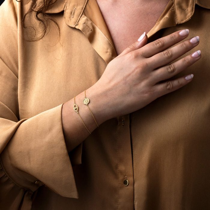 Open Eye Bracelet - 14K Yellow Gold - Image 2