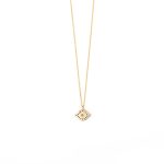Blue Evil Eye Zircon Necklace - 14K Gold - Image 3