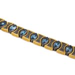Byzantine Link Bracelet - Sterling Silver Gold Plated - Image 3