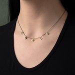 Sterling silver Chain Necklace with Enamel Eyes - Image 2