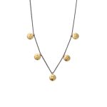 Sterling silver Chain Necklace with Enamel Eyes - Image 3