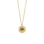 Sterling silver Round Necklace with an Eye