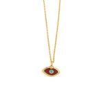 Sterling Silver Marquise Pendant Necklace