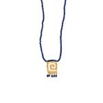 Stone String Necklace with Meander
