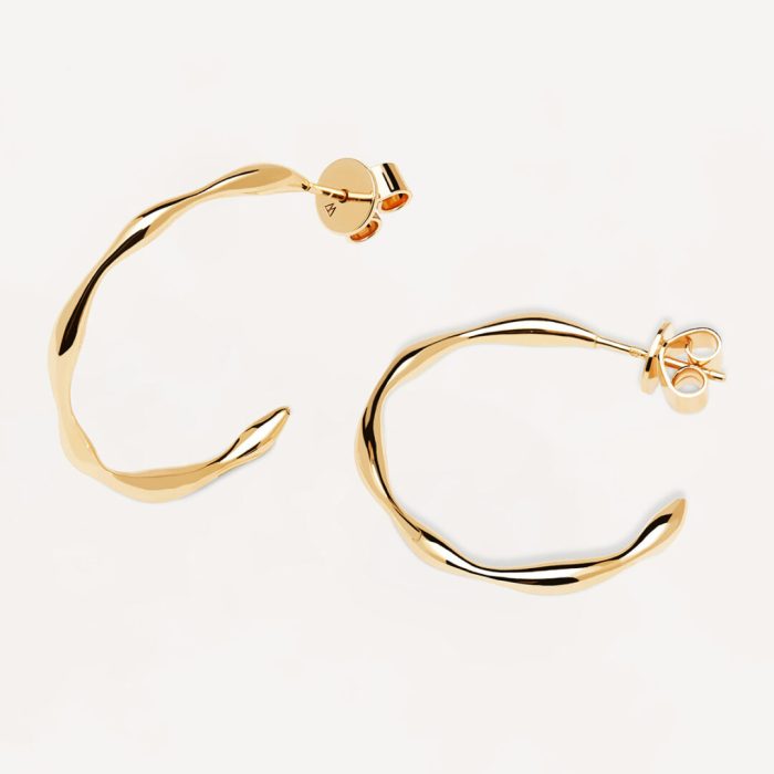 PD Paola Vanilla Gold Earrings - Image 3
