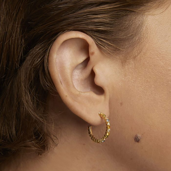 PD Paola Color Rainbow Hoops Earrings - Image 2