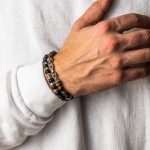 Sterling Silver Bracelet with tiger eye beads - Image 2