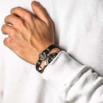 Medusa Leather Bracelet - 925 Sterling Silver - Image 2