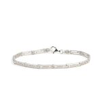 Meandros Link Bracelet 925 Sterling Silver