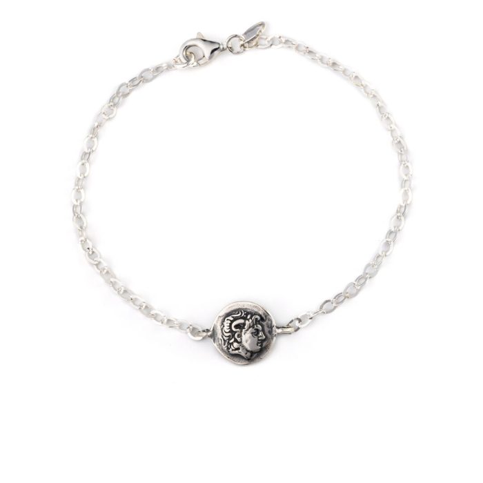 Alexander the Great Coin Chain Bracelet - Image 1