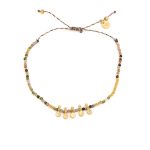 Βραχιόλι με Tourmalines – Ασήμι 925 Επιχρυσωμένο