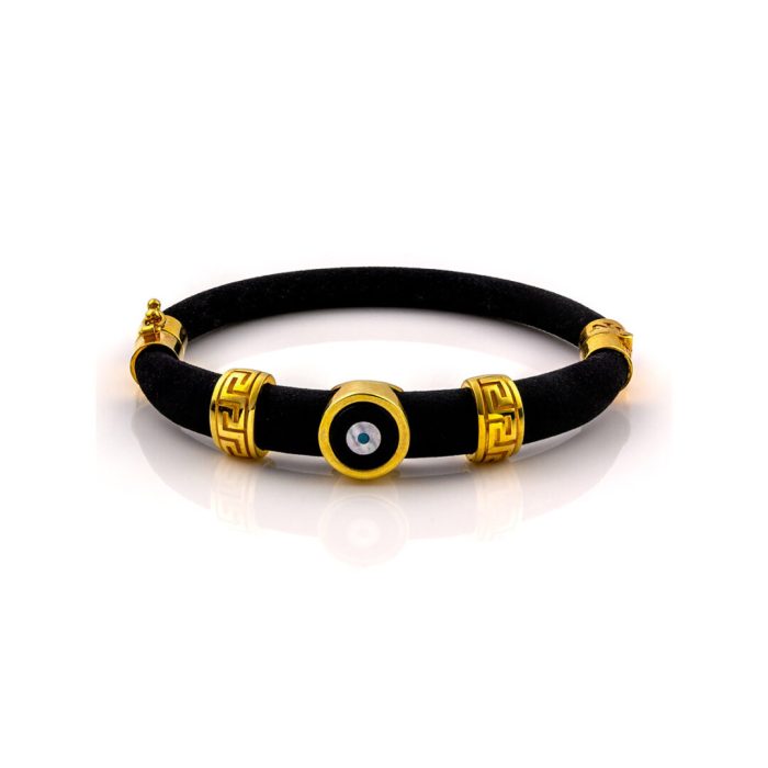 Eye Bracelet with Meander - 925 Sterling Silver - Image 1