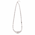 Meandros Necklace - Sterling Silver and Blue Opal - Image 2