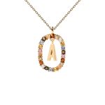 PD Paola Letter A Necklace - 18k Gold plating