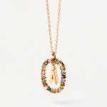 PD Paola Letter A Necklace - 18k Gold plating - Image 3