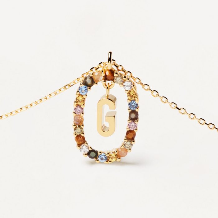 PD Paola Letter G Necklace - 18k Gold plating - Image 3