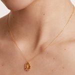PD Paola Letter H Necklace - 18k Gold plating - Image 4