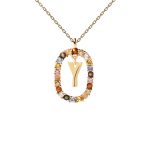 PD Paola Letter Y Necklace - 18k Gold plating