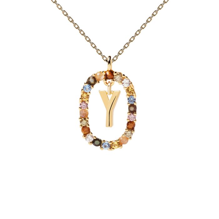 PD Paola Letter Y Necklace - 18k Gold plating - Image 1