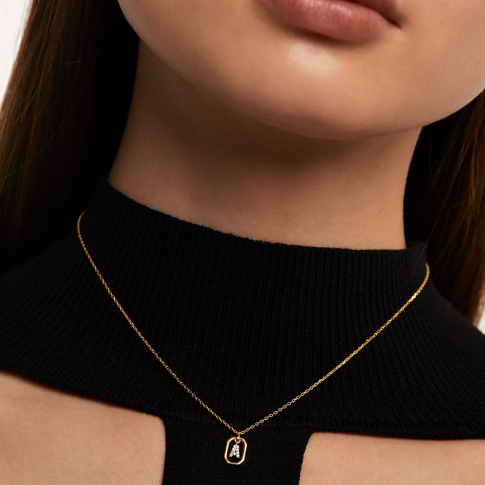 PD Paola Mini Letter E Necklace - Image 4