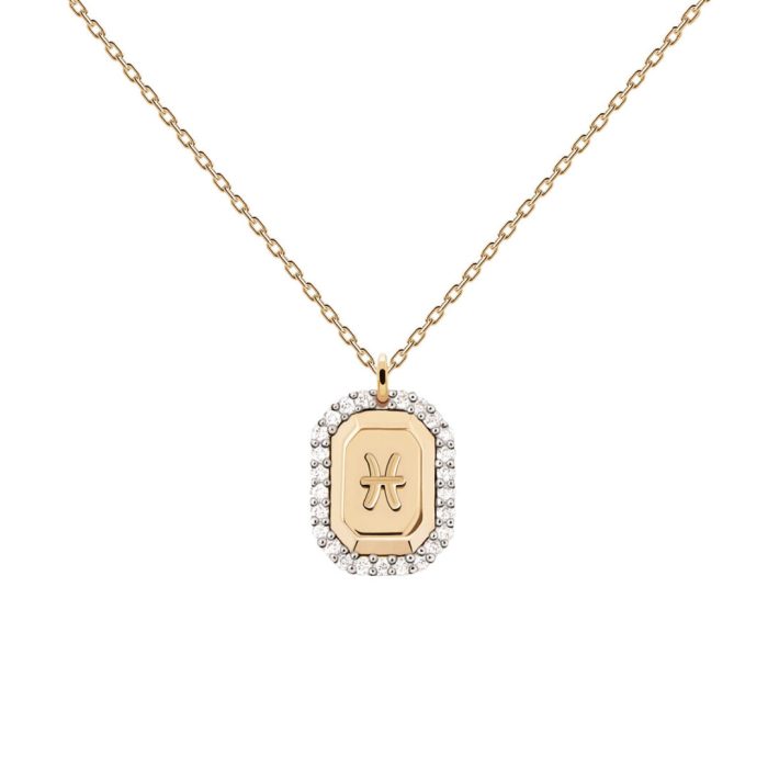 PD Paola Pisces Gold Necklace - Image 1